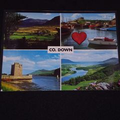 Northern Ireland Postcard : Co. Down - Multi-view
