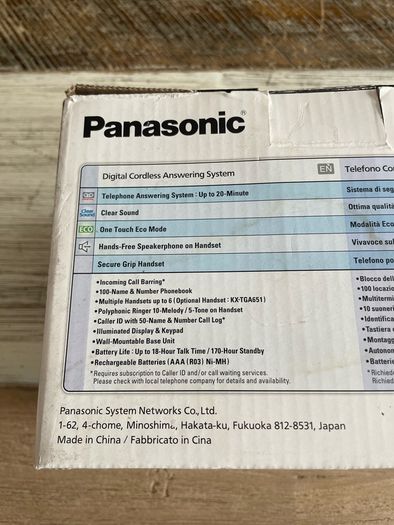 Panasonic cordless phone