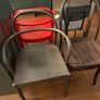 Stockholm dining chair Ikea ( 1 red 1 brown) Image 3