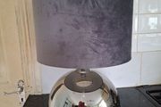 Lovely metal ball table lamp
