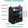 Portable Hanging Travel Rack Expandable Packing Cube Organizer with Hanging Hooks Image 4