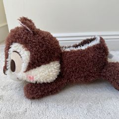 Disney Chip Red Cheek Giga Jumbo Lying Down Sega Chip & Dale Plush Approx. 43 cm Length Used Please see photos