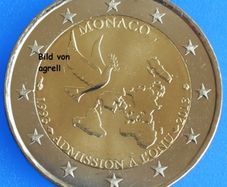 Monaco 2 Euro Coin 2013 Commemorative UN AU from Rol Montecarlo