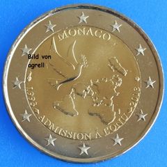Monaco 2 Euro Coin 2013 Commemorative UN AU from Rol Montecarlo