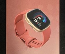 FITBIT Versa 4 Smart Watch - Pink Sand & Copper Rose