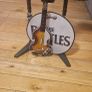Nintendo Wii beatles rockband drum kit and bass. Image 2