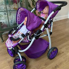 Twin doll's buggy