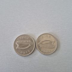 Irish Millennium 1 pound coins