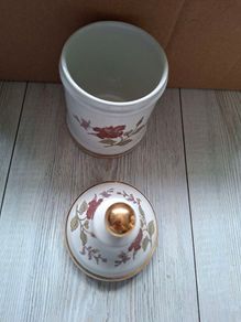 ceramic trinket/ Sugar jar