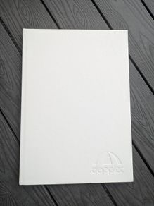 Leather-like cover notebook
