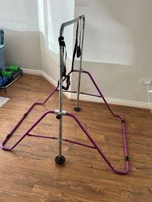 Gymnastic bars with hand loops