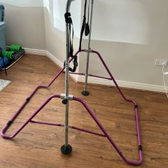 Gymnastic bars with hand loops