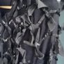 TOPSHOP black ribbon bow and beads crop jacket Sz 14 Image 4
