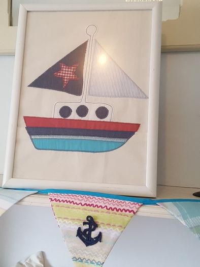 Nautical Fabric Cushions and Buntings