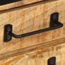 TV Cabinet with Drawers 120x30x40 cm Solid Mango Wood Image 4