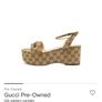 Gucci high sandals size 37 half Image 6