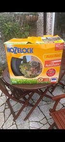 Hozelock Pro Auto-reel Wall-mounted Grey Auto Hose reel & hose (L)40m - Prevents Kinks & Tangles