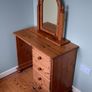 Solid Wood Dressing Table & Arched Mirror | Excellent Condition Image 4
