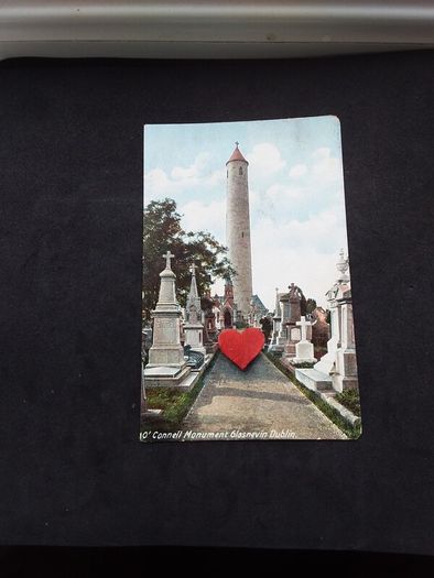 Ireland Postcard : Daniel O'Connell's Monument , Glasnevin Cemetery , Dublin , 1900s