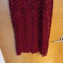 Jolie Moi Burgundy  Lace Dress. S. 14-16.   B.N.W.T. Image 4