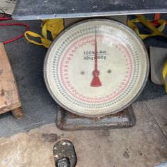 Old post office weighing scales