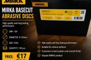 Mirka Basecut Sanding Discs P240 - 150mm - 100pcs