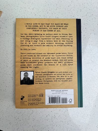 Chasers of the Light: Poems from the typewriter series by Tyler Knott Gregson