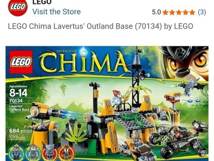 80 Euro Each!! - Lego Legends of Chima - Retired Sets