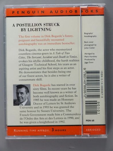 3 Non-Fiction Audiobook Cassette Tapes. Michael Palin, Terry Wogan, Dirk Bogarde