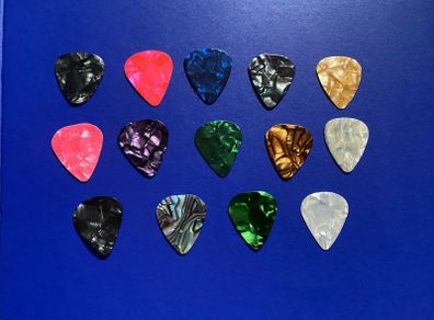 Guitar Picks Plectrums Set of 14