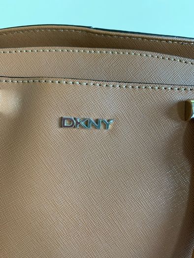 DKNY Tan Satchel Bag