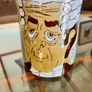 1960s Design English Chelsea Pottery Set Earthenware Glazed Footed Dish and Mug Barrister Judge Collectible Image 5