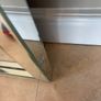 Tall Bevelled Mirror with Mirrored Frame Originally 399  Damaged Image 3