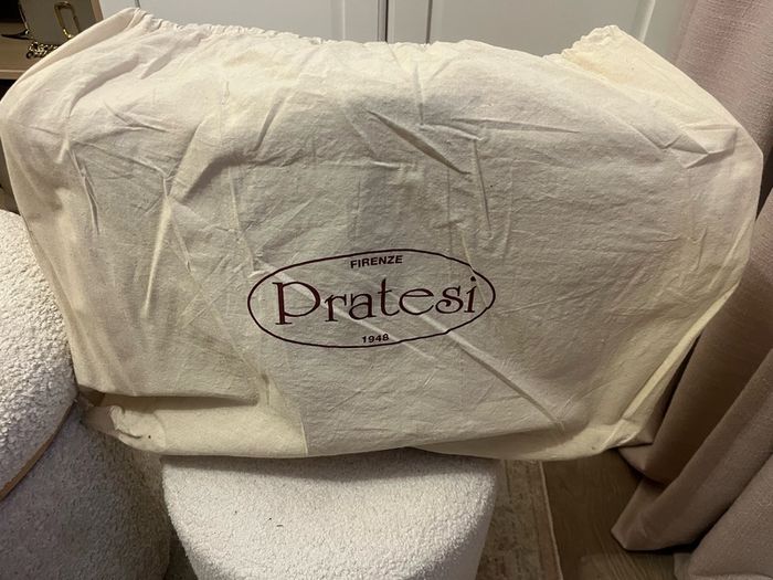 Pratesi leather suitcase