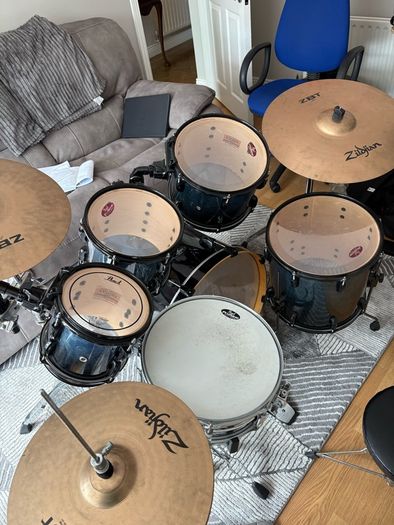 Pearl Vision Birch 6-Piece Drum Kit with Zildjian Cymbals