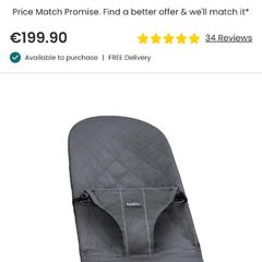 baby bjorn baby bouncer bliss - Anthracite