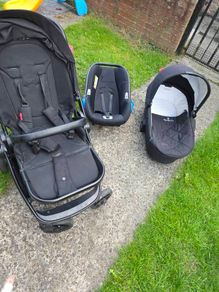 3 piece travel system pram