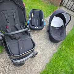 3 piece travel system pram