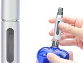 5ML Perfume Atomiser,Perfume Refillable Bottle Portable for Travel Business Trip Outdoor Activities(Silver)