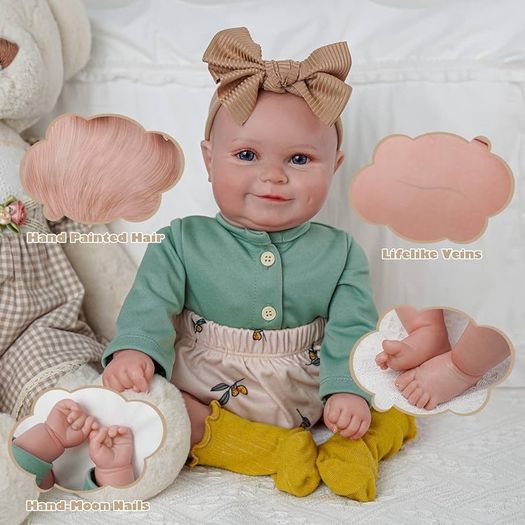 NEW SALE | Reborn-Baby Dolls 20 inch Lifelike Baby Dolls Cute Grils Soft Vinyl Realistic Newborn