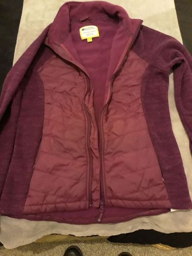 Warm Padded and Fleece Jacket Size: 10 UK