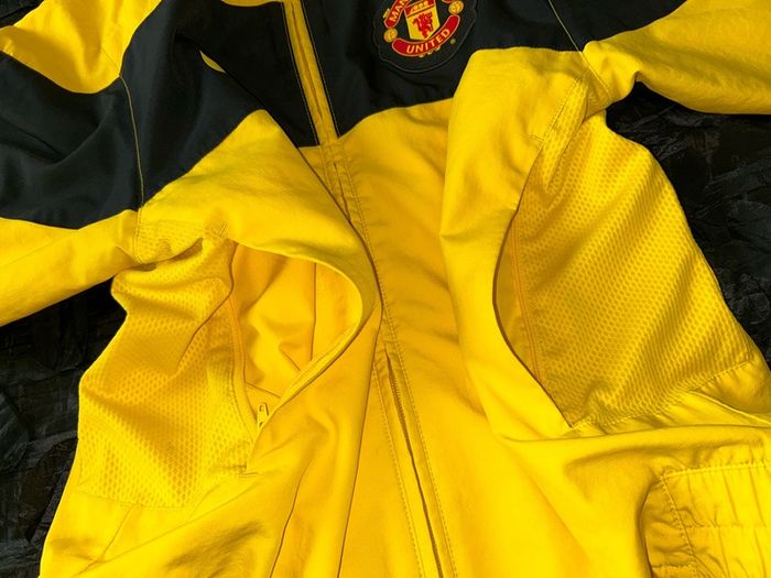 MANCHESTER UNITED Nike 2009/10 tracksuit jacket zip top windbreaker training M