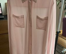 Pinko blush pink 100% silk shirt