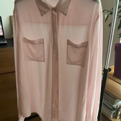 Pinko blush pink 100% silk shirt