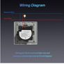 BSEED Smart Light Switch, 1 Gang 1 Way WiFi Touch Switch, Work with Alexa/Google Home, Voice/App Control Sharing Glass Touch Switches(Neutral Wire Required) Image 8