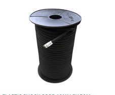 Elastic bungee rope 10mm / 50m - Reel  Black