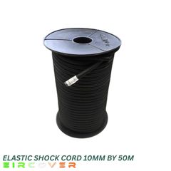 Elastic bungee rope 10mm / 50m - Reel  Black