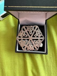 silver celtic brooch
