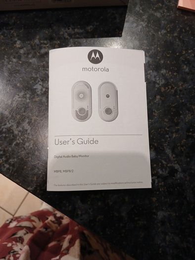 Motorola MBP8 Digital Audio Baby Monitor