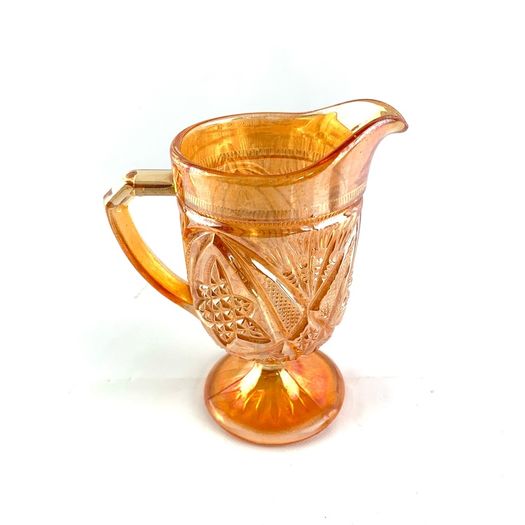 Vintage carnival glass jug